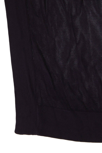 Herve Leger Women Kimono Blouse Purple Rayon V-Neck 3/4 Sleeve Size XS