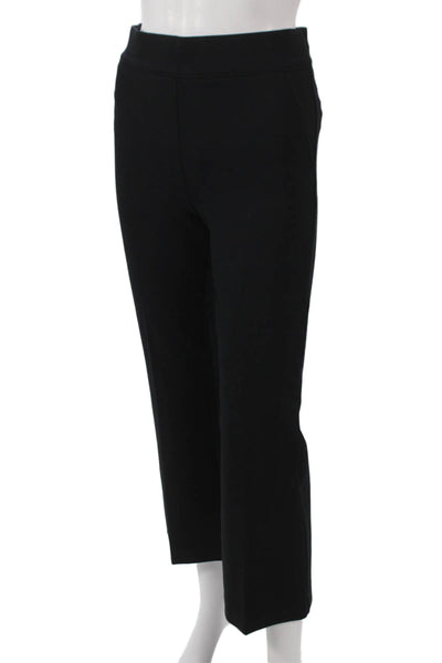 Spanx Women Black Cotton Dress Pants Petite Size S