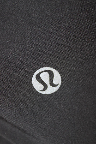 Lululemon Womens Athletic Shorts Black Polyester Size 6