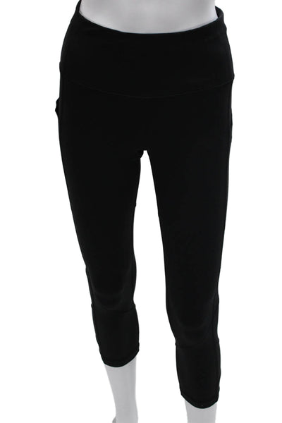 Lululemon Womens Black Capri Leggings Polyester Size 4