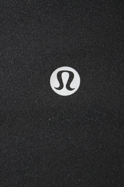 Lululemon Womens Black Capri Leggings Polyester Size 4