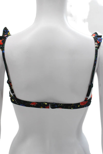 J Crew Women Floral Multicolor Polyamide Swimwear Size S