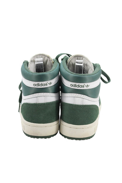 Adidas Womens Originals Top Ten RB High Top Sneakers White Green Size 9