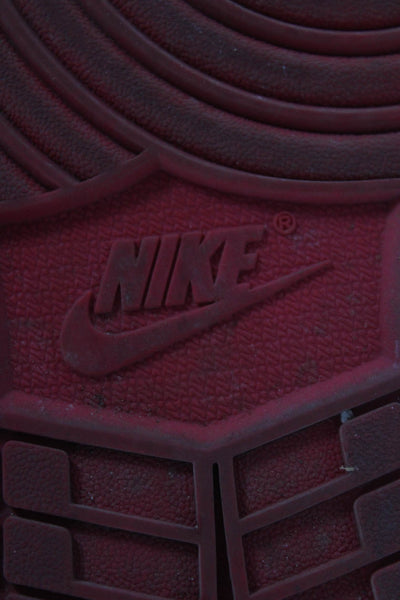 Nike Childrens Boys Air Jordan Mid GS Very Berry Sneakers Black Red Size 6.5