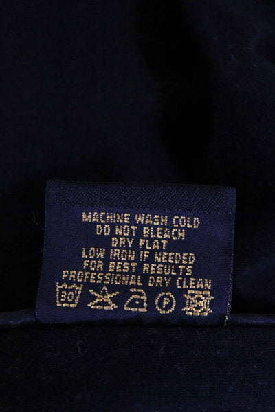 Cole Haan Mens Black Zip Vest Size M