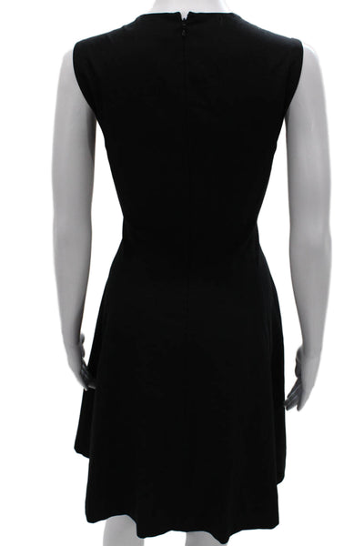 Adeam Women Fit & Flare Dress Black Sleeveless Size 8