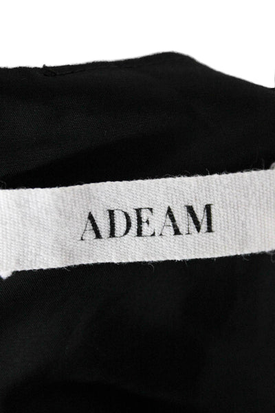 Adeam Women Fit & Flare Dress Black Sleeveless Size 8