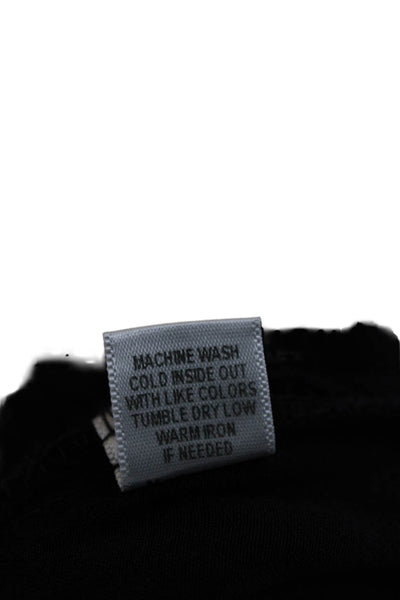 Monrow Women Jogger Pants Black Rayon Pull On Inseam 29 Size S