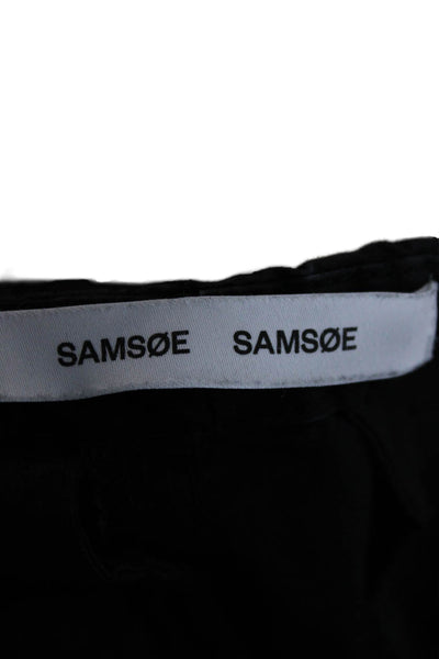 Samsoe & Samsoe Women Cargo Pants Black Cotton Size S