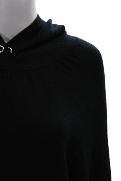 Autumn Cashmere Women High Neck Pullover Sweater Black Long Sleeve Size XS