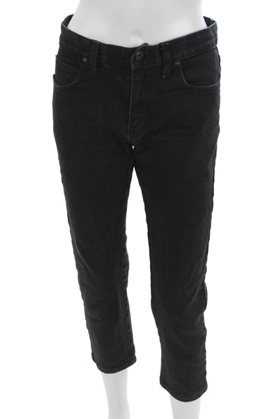 Naked & Famous Mens Tapered Jeans Black Cotton Mid Rise Size 33