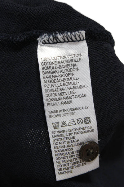 Paul Smith Mens Polo Short Sleeve Collared Blue Cotton Size L