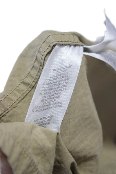 Paul Smith Mens Button-Down Cotton Solid Beige Long Sleeve Shirt Size M