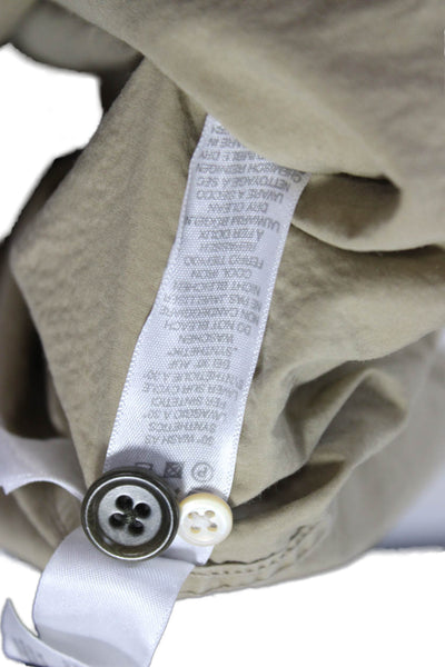 Paul Smith Mens Button-Down Cotton Solid Beige Long Sleeve Shirt Size M