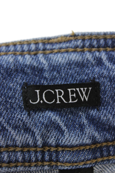 J Crew Womens Blue Wide Leg Jeans Lyocell High Rise Size 26
