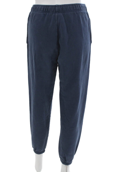 TNA Womens Jogger Pants Blue Fleece Pull On Size S