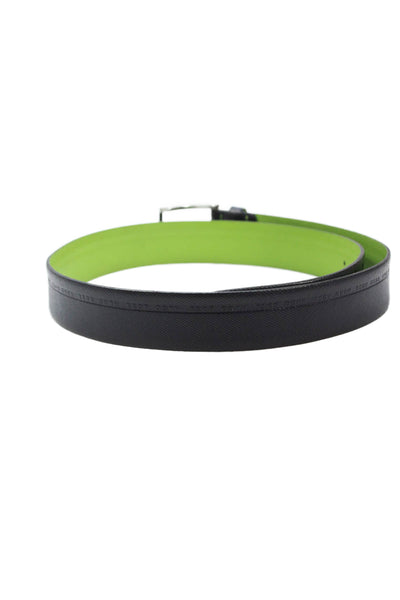 Boss Hugo Boss Womens Leather Frame Buckle Belt Black Size 90-34