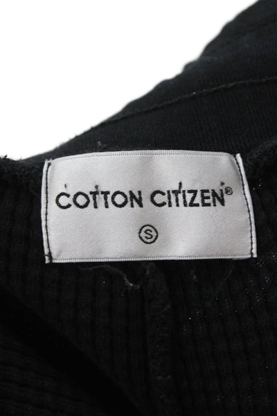 Cotton Citizen Women Jogger Pants Black 100% Cotton Drawstring Size S