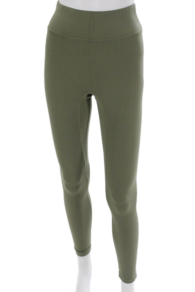 All Access Women Green Ankle Leggings Nylon Size XS