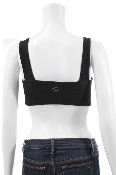 Beyond Yoga Womens Pullover Stretch Sports Bra Black Size Small