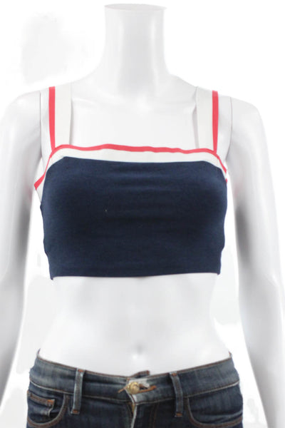Beyond Yoga Womens Sports Bra Navy Blue Red Size Extra Small