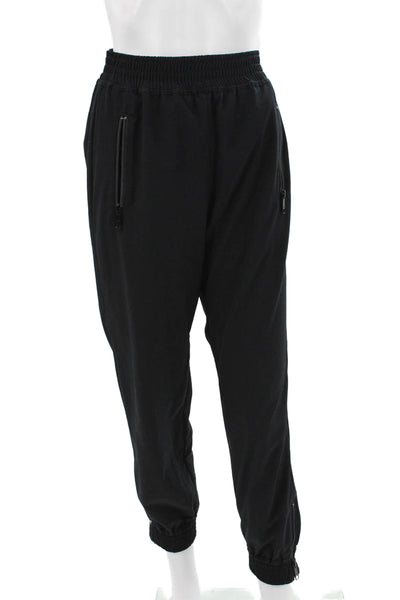 Smythe Womens Black Jogger Pants Polyester Size XS