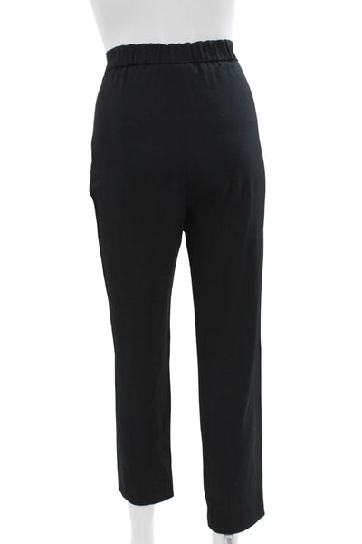 Maje Womens Dress Pants Black Triacetate Pull On Size 36