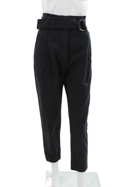 A.L.C. Women Cropped Black Pants Size 0