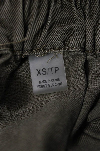 Elie Tahari Women Petite Dress Pants Tencel Green Size XS