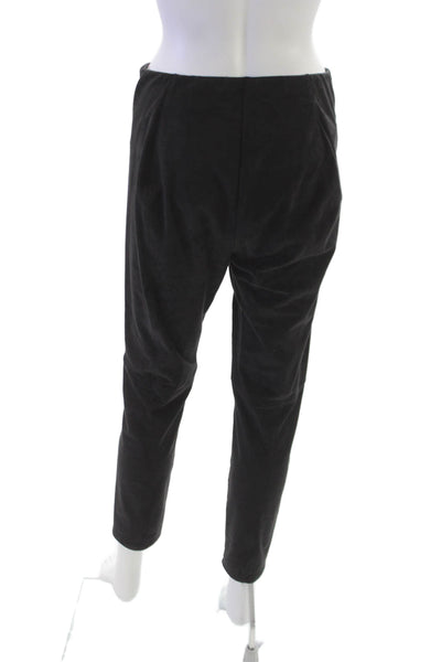 Lysse Womens Ankle Leggings Black Polyester Solid Size M