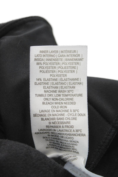 Lysse Womens Ankle Leggings Black Polyester Solid Size M