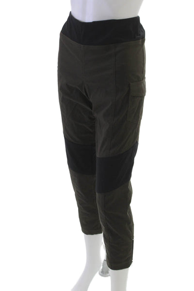 Anatomie Womens Capri Green Polyamide Pull-On 27in Inseam Size L