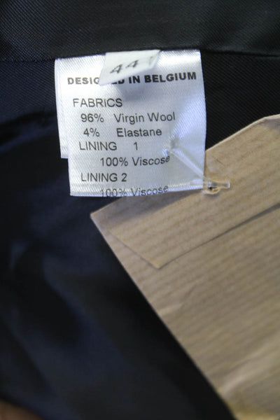 Scapa Women Overcoat Blazer Black 96% Virgin Wool Button Size 44