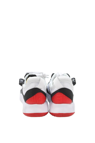 Air Jordan Mens Paneled Clear Sole Detail Sneakers White Size 8