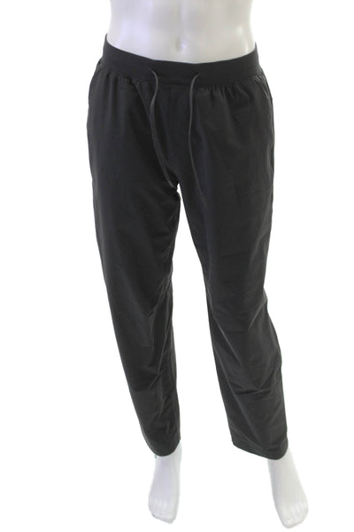 Lululemon Mens Gray Jogger Pants Drawstring Polyester Size M
