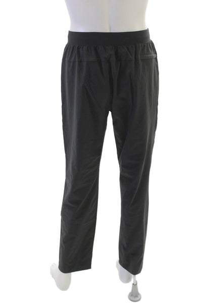 Lululemon Mens Gray Jogger Pants Drawstring Polyester Size M
