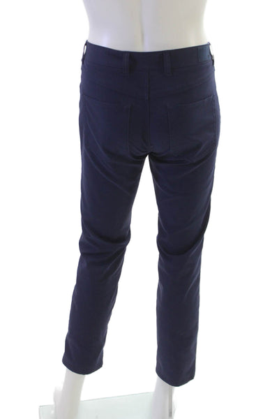 Peter Millar Mens Chino Pants Blue Polyester Button Size 30