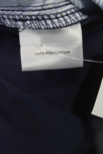Peter Millar Mens Chino Pants Blue Polyester Button Size 30