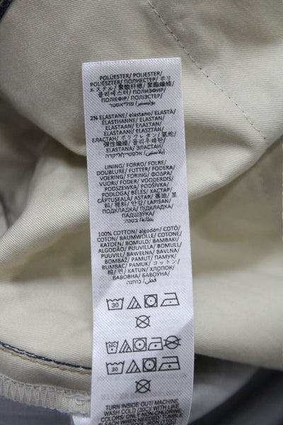 Rag & Bone Men Straight Jeans Blue Cotton Blend Button Fly Size 33