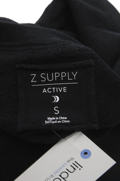 Z Supply Womens V-Neck Basic Tank Black Sleeveless Size S