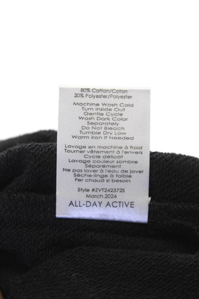 Z Supply Womens Basic V-Neck T-Shirt Sleeveless Black 80% Cotton Size XS