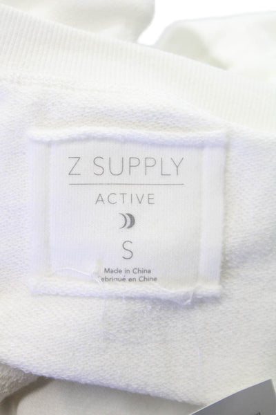 Z Supply Womens Basic V-Neck Sleeveless Tank White Size S
