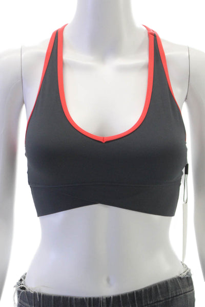 PE Nation Womens Color Block Vita Sports Bra Blue Red Size XS