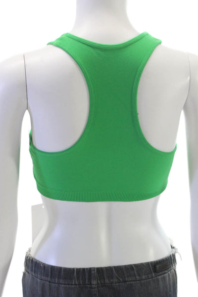 PE Nation Womens Restore Seamless Sports Bra Kelly Green Size M