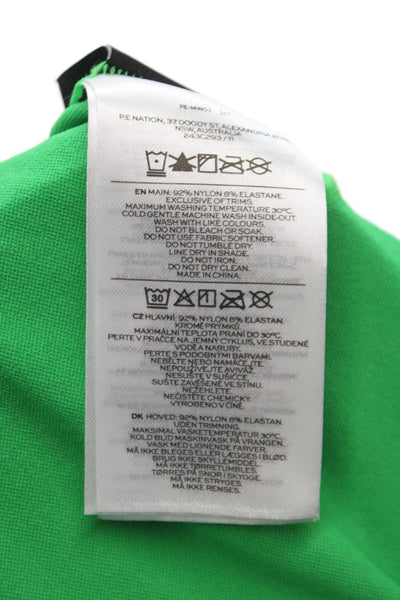 PE Nation Womens Restore Seamless Sports Bra Kelly Green Size M