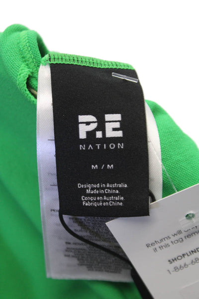 PE Nation Womens Restore Seamless Sports Bra Kelly Green Size M