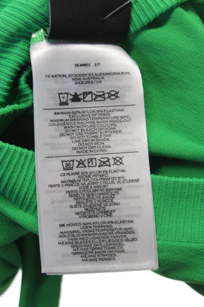 PE Nation Womens Restore Seamless Sports Bra Kelly Green Size S