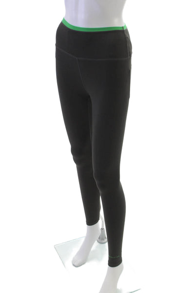 PE Nation Womens Ankle Leggings Black Nylon Size XS