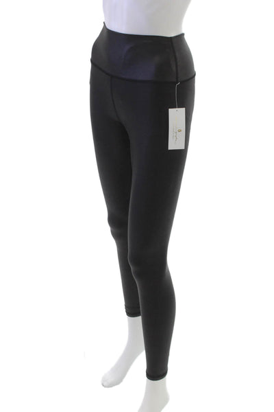 Spiritual Gangster Womens Ankle Leggings Black Nylon Elastane Size L