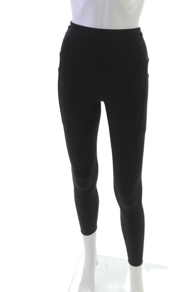 PE Nation Womens Ankle Leggings Black Nylon Size XS